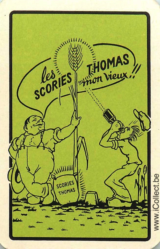 Single Swap Playing Cards Agriculture Thomas (PS22-46G) - Click Image to Close