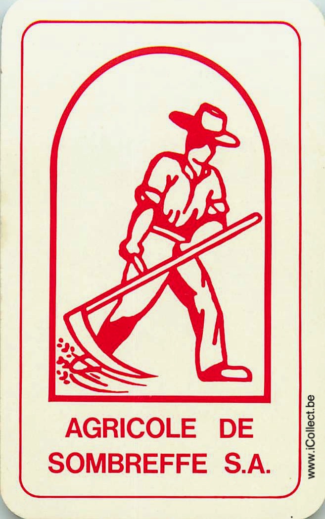 Single Swap Playing Cards Agriculture Agricole Sombreffe (PS22-5