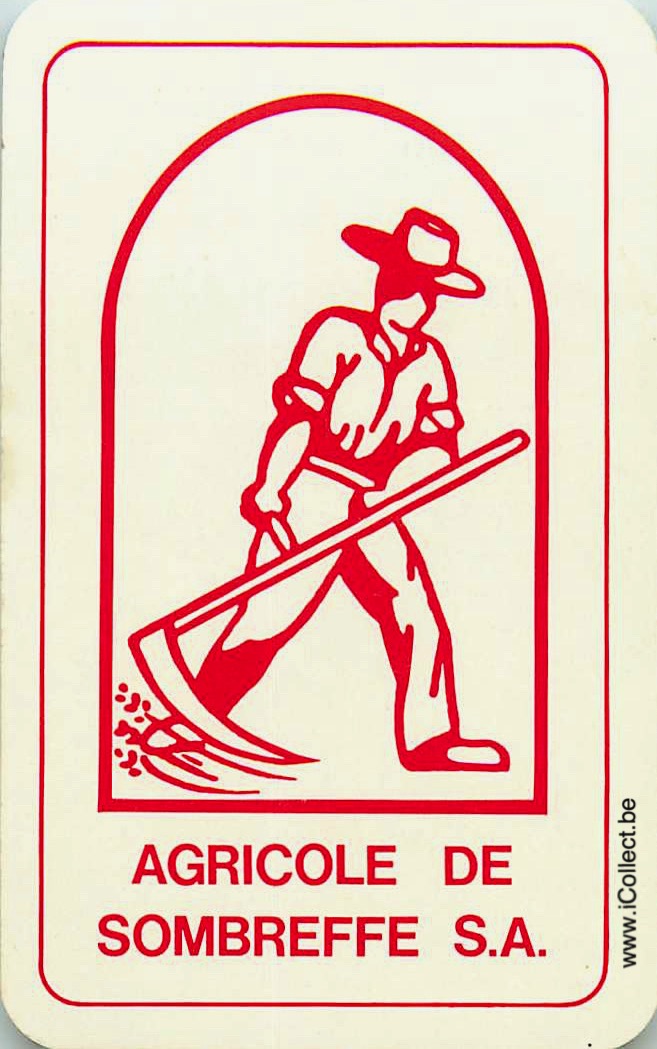 Single Swap Playing Cards Agriculture Agricole Sombreffe (PS22-5 - Click Image to Close