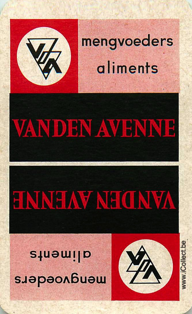 Single Swap Playing Cards Agriculture Vanden Avenne (PS09-13F)