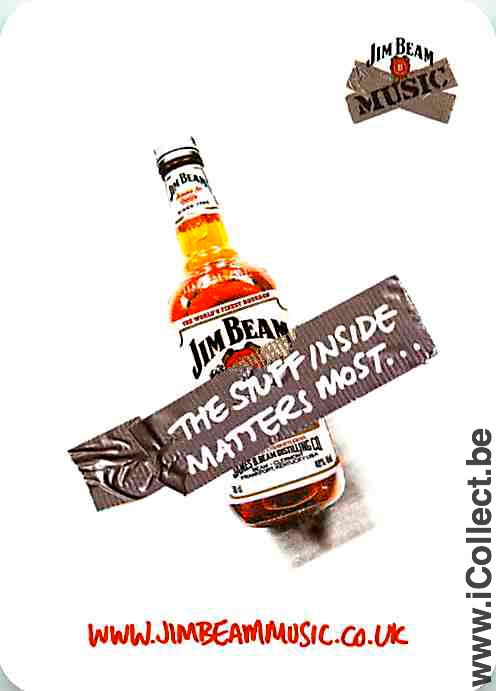Single Swap Playing Cards Whisky Jim Beam (PS06-16E) - Click Image to Close