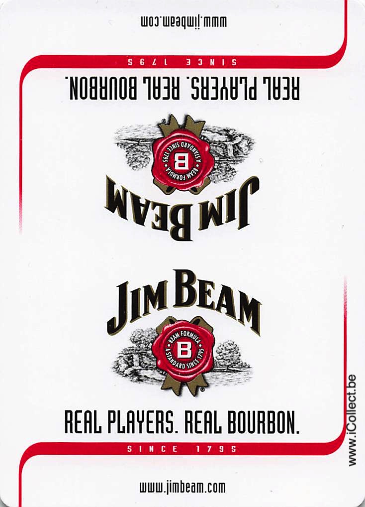 Single Swap Playing Cards Alcohol Jim Beam (PS03-12A)