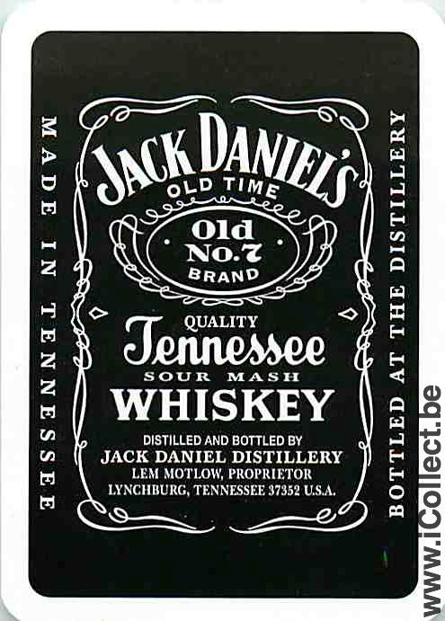 Single Swap Playing Cards Whisky Jack Daniels (PS06-16I)