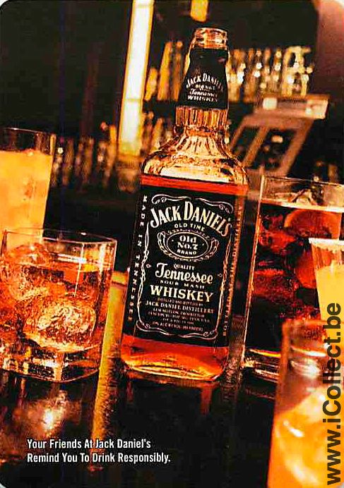 Single Swap Playing Cards Whisky Jack Daniels (PS04-17E) - Click Image to Close