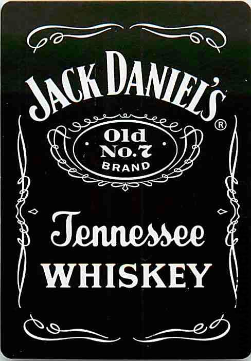Single Swap Playing Cards Whisky Jack Daniel's (PS02-55C) - Click Image to Close