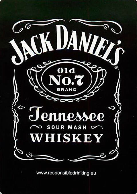 Single Swap Playing Cards Alcohol Jack Daniels (PS05-59A)