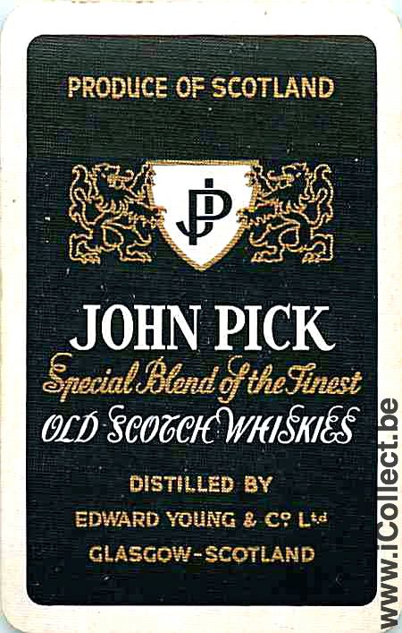 Single Swap Playing Cards Whisky John Pick (PS06-18B) - Click Image to Close