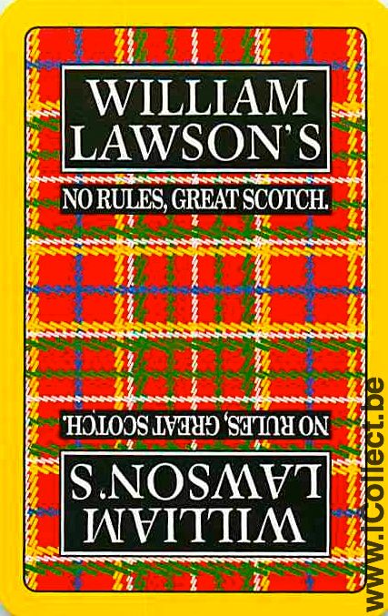 Single Swap Playing Cards Whisky William Lawson (PS06-19C) - Click Image to Close