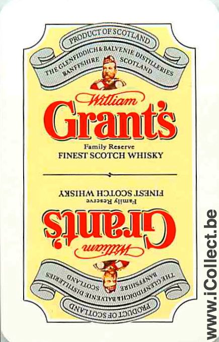 Single Swap Playing Cards Whisky Grant (PS06-19G)