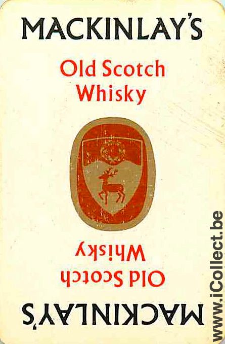 Single Swap Playing Cards Whisky Mackinlay (PS06-20B)