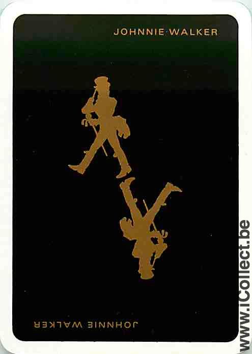 Single Playing Cards Alcohol Whisky Johnny Walker (PS08-54G)