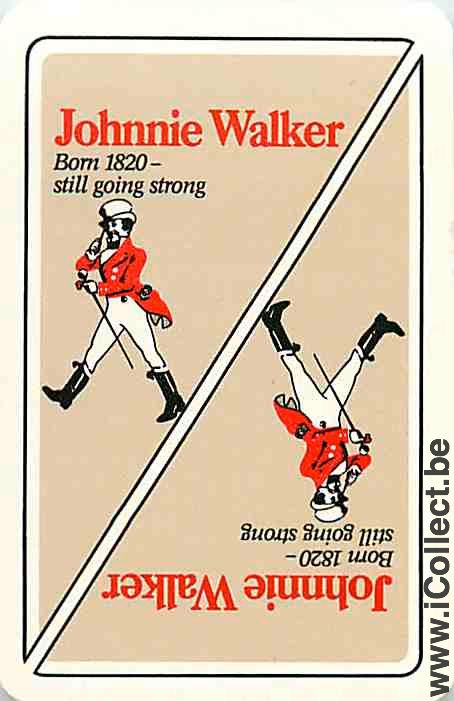 Single Playing Cards Alcohol Johnny Walker (PS11-27E)