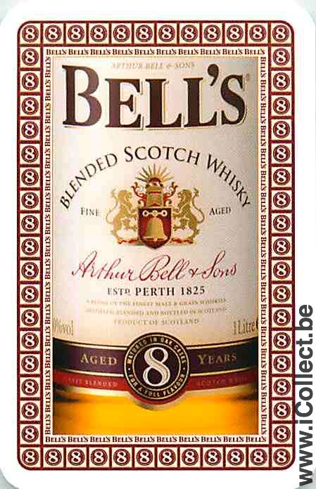Single Swap Playing Cards Alcohol Whisky Bells (PS04-18A) - Click Image to Close