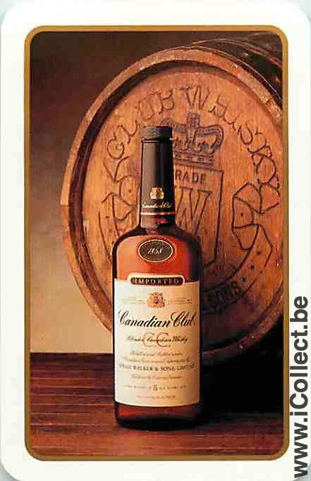 Single Swap Playing Cards Whisky Canadian Club (PS01-55A)