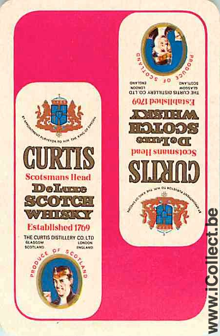 Single Swap Playing Cards Alcohol Whisky Curtis (PS03-31I) - Click Image to Close