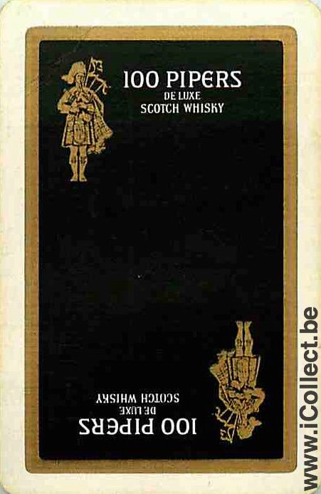 Single Swap Playing Cards Alcohol 100 Pipers (PS04-16E)