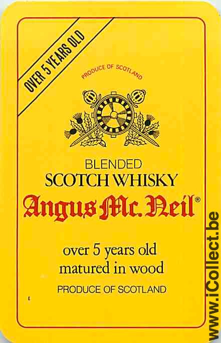 Single Swap Playing Cards Whisky Angus Mc Neil (PS01-23B)