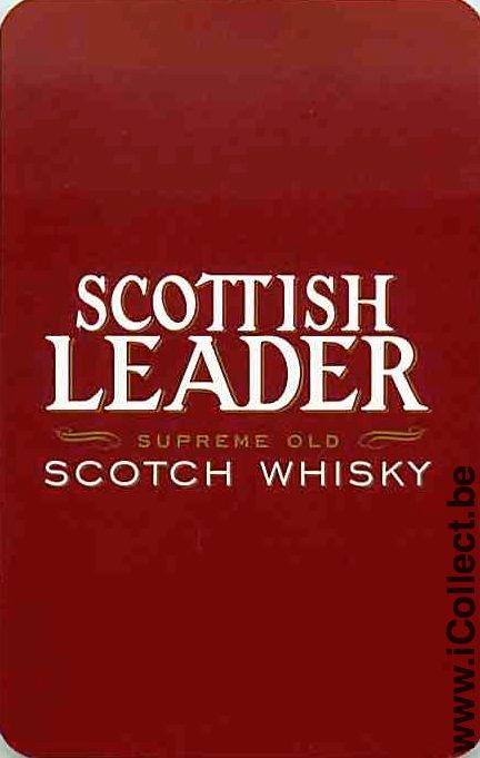 Single Swap Playing Cards Whisky Scottish Leader (PS13-11I) - Click Image to Close