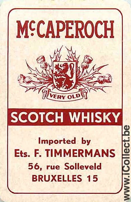 Single Swap Playing Cards Whisky McCaperoch (PS10-25C) - Click Image to Close