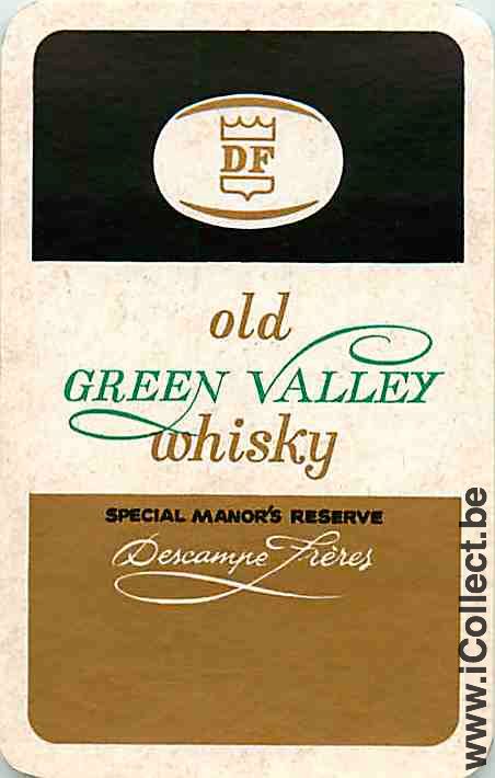 Single Swap Playing Cards Whisky Green Valley (PS01-16F) - Click Image to Close
