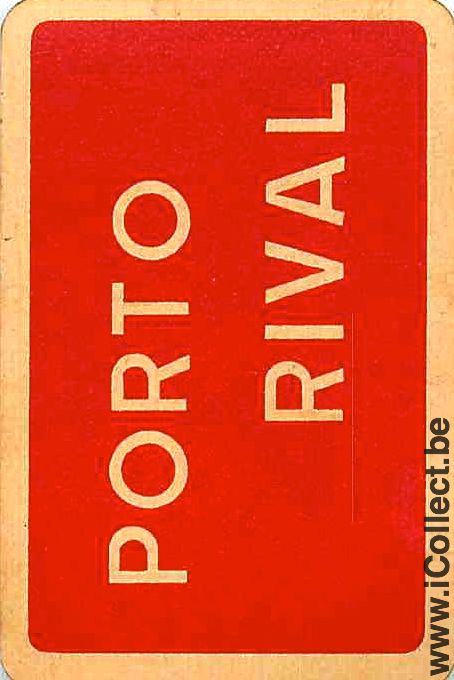 Single Playing Cards Alcohol Porto Rival (PS06-13C)