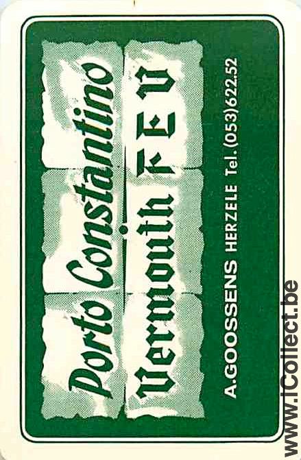 Single Playing Cards Alcohol Porto Constantino (PS06-13D)