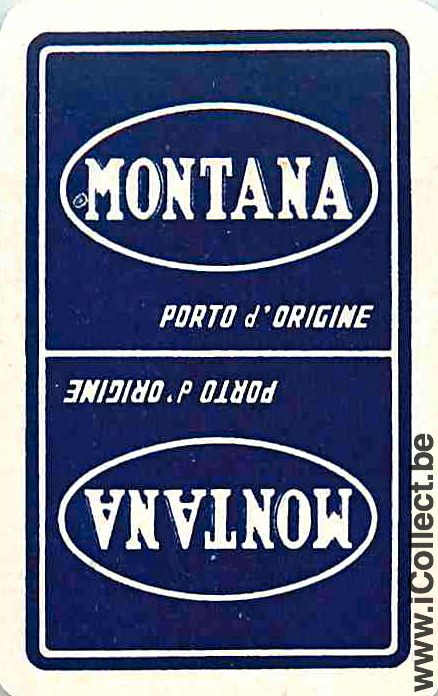 Single Playing Cards Alcohol Porto Montana (PS06-14A)