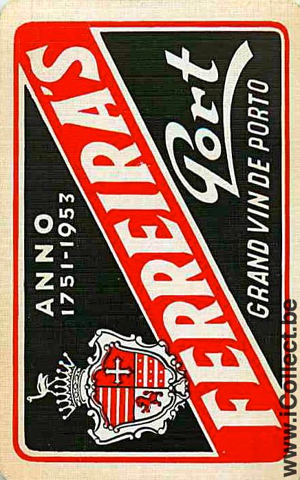 Single Swap Playing Cards Alcohol Porto Ferreira (PS06-14B)