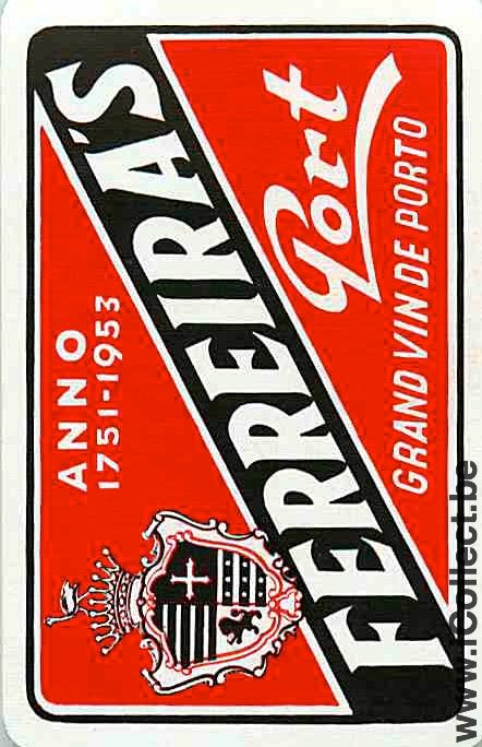 Single Playing Cards Alcohol Porto Ferreira (PS06-14C)