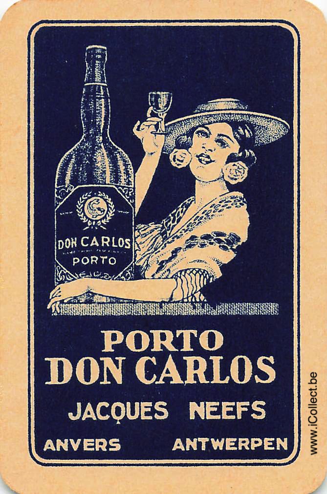 Single Swap Playing Cards Alcohol Don Carlos (PS04-10I) - Click Image to Close