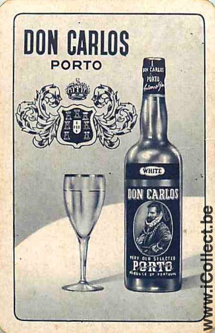 Single Playing Cards Alcohol Porto Don Carlos (PS11-12H)