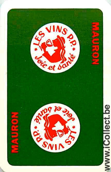 Single Swap Playing Cards Wine Mauron (PS06-23A)