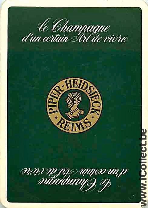 Single Playing Cards Alcohol Champagne Piper-Heidsieck (PS06-26C