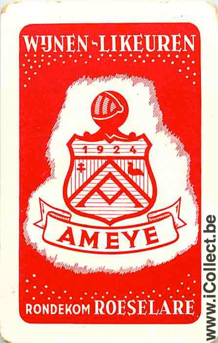 Single Playing Cards Alcohol Distillery Ameye (PS09-41I) - Click Image to Close
