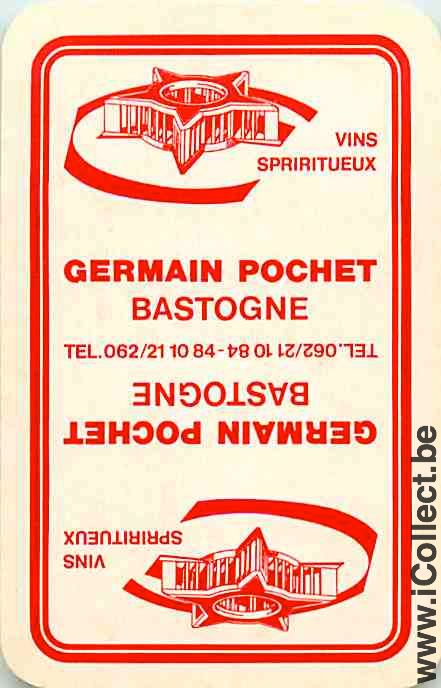 Single Playing Cards Alcohol Distillery Germain Pochet (PS09-42C