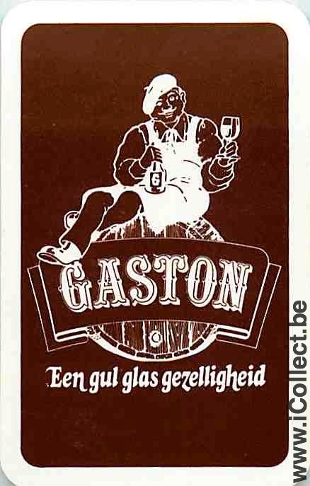 Single Playing Cards Alcohol Wine Gaston (PS06-46B) - Click Image to Close