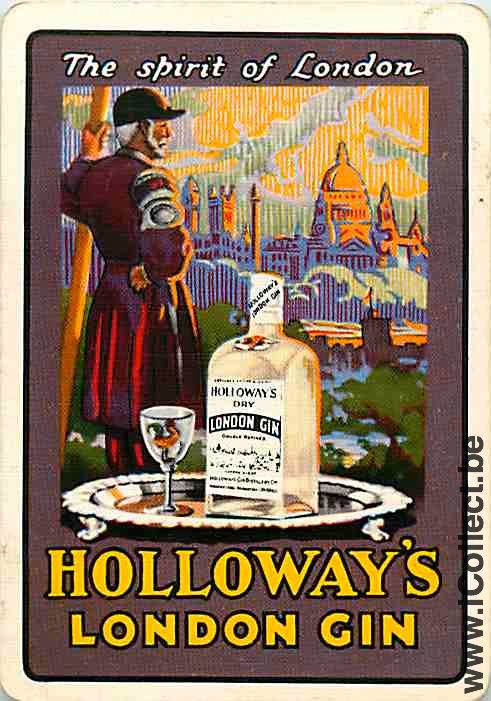 Single Swap Playing Cards Holloway's London Gin (PS06-28H)