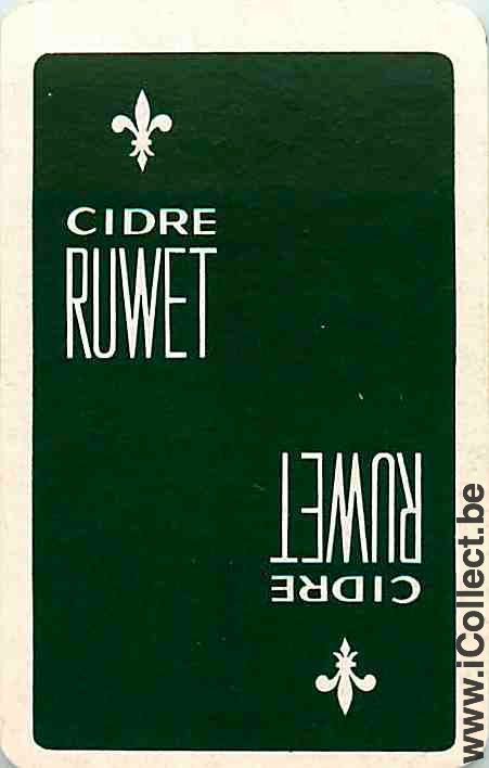 Single Swap Playing Cards Alcohol Cyder Ruwet (PS05-47I) - Click Image to Close