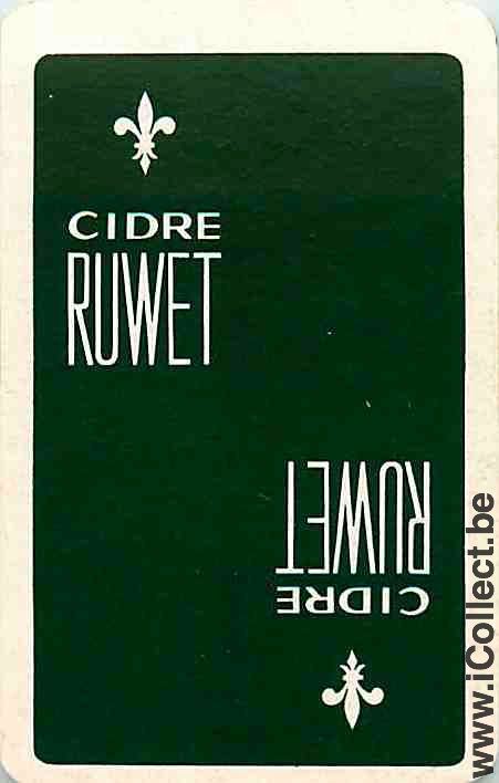 Single Swap Playing Cards Alcohol Cyder Ruwet (PS05-47I)