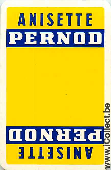 Single Playing Cards Alcohol Anisette Pernod (PS06-11A)