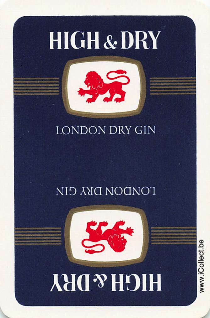 Single Swap Playing Cards Alcohol London Dry Gin (PS23-17B) - Click Image to Close