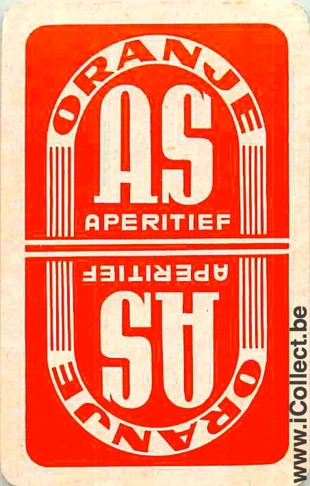 Single Swap Playing Cards Alcohol Orange AS Aperitief (PS07-38A) - Click Image to Close
