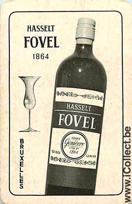 Single Swap Playing Cards Alcohol Genever Fovel (PS06-35A)