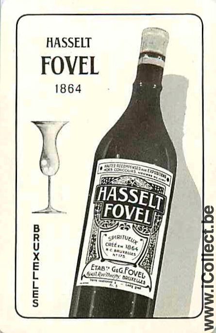 Single Swap Playing Cards Alcohol Genever Fovel (PS06-35B)