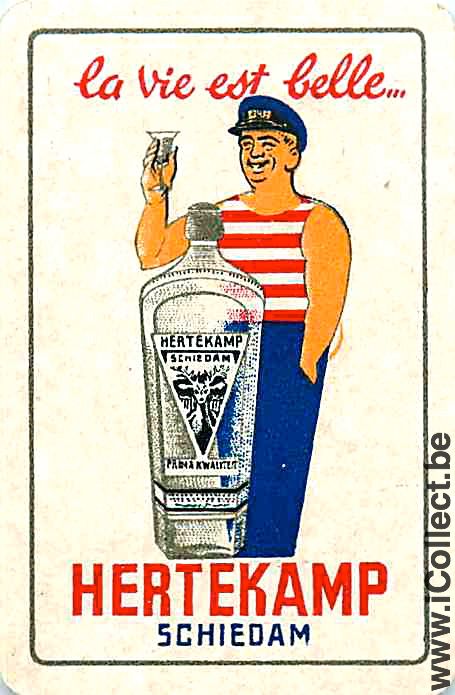 Single Swap Playing Cards Alcohol Liquor Hertekamp (PS06-36B)