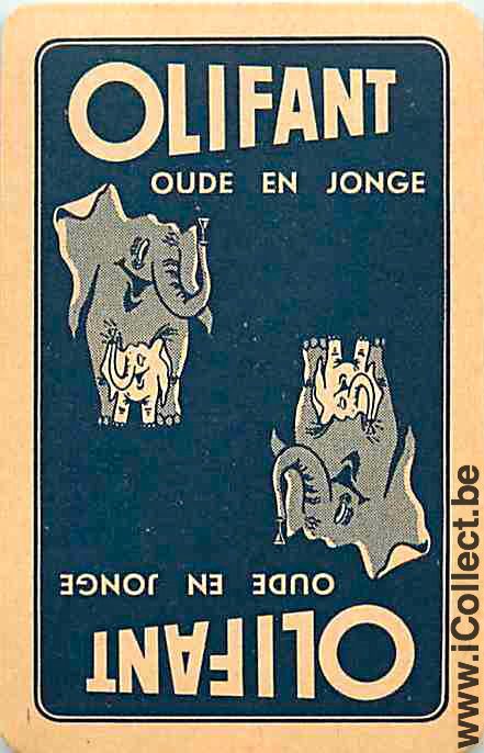 Single Swap Playing Cards Alcohol Olifant Genever (PS06-36I)