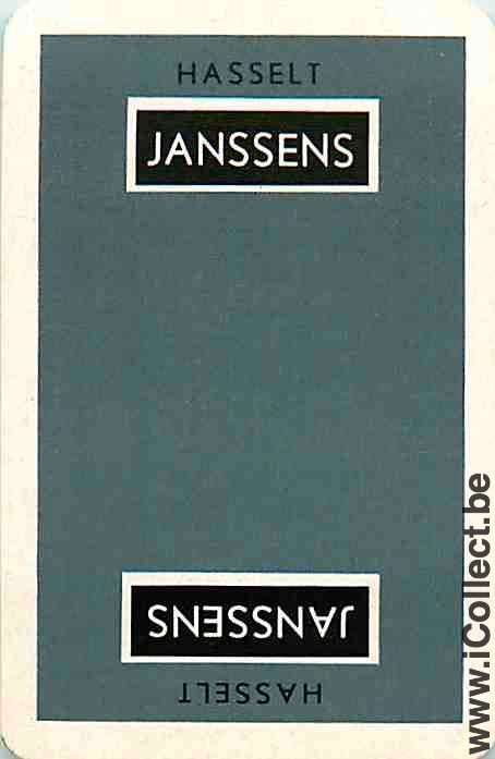 Single Swap Playing Cards Alcohol Liquor Janssens (PS01-53H)