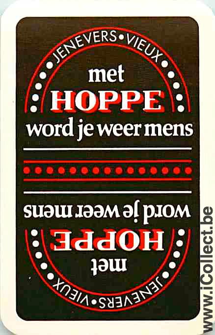Single Swap Playing Cards Liquor Hoppe Genever (PS06-39H)