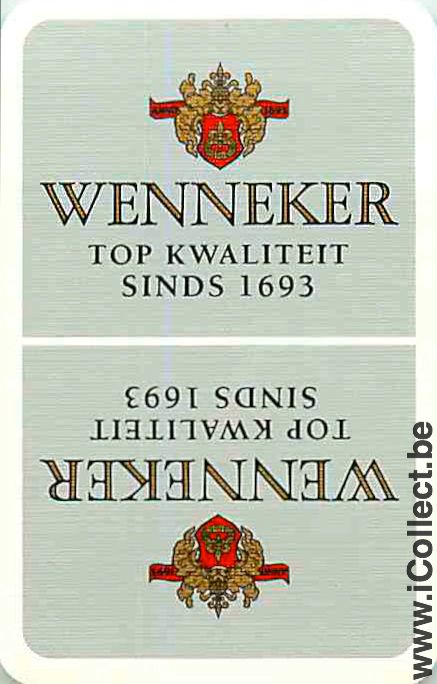Single Swap Playing Cards Alcohol Liquor Wenneker (PS06-42B) - Click Image to Close