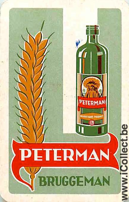 Single Playing Cards Alcohol Liquor Peterman Bruggeman (PS06-12H